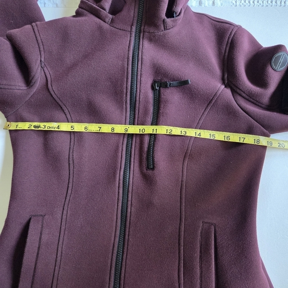 Andrew Marc Deep Burgundy Performance Soft Shell Jacket - Picture 3 of 8